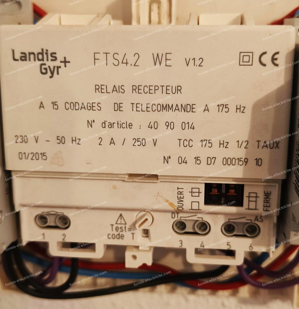 relais récepteur Landis+Gyr FTS4.2 WE