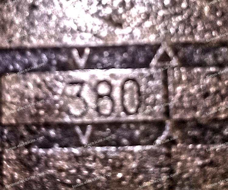 moteur 380v en triangle