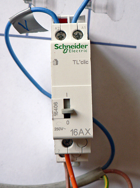 telerupteur schneider schema branchement