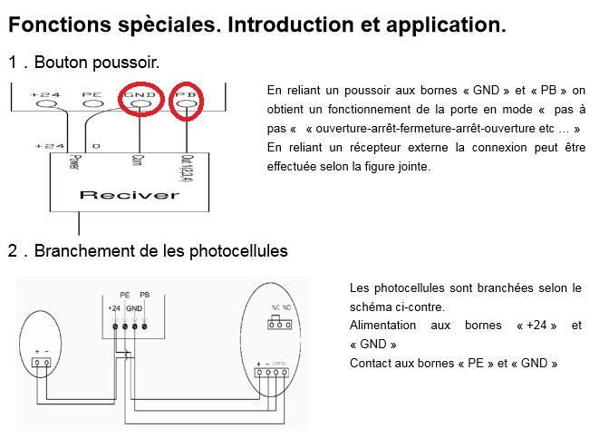 branchement bouton poussoir porte maguisa