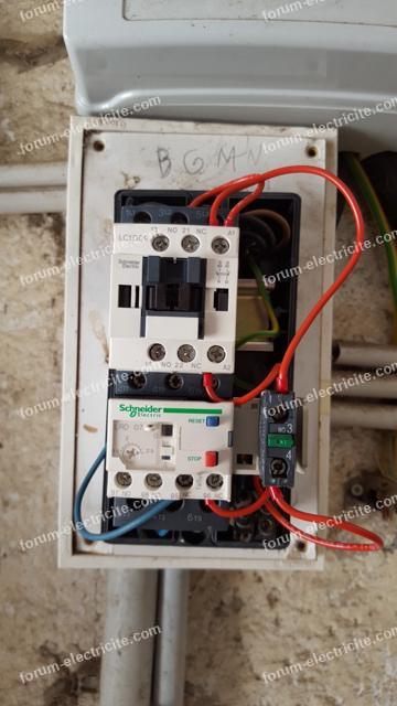 Conseils Branchement électrique - Utiliser en monophasé 220 V contacteur  jour nuit triphasé 380 V