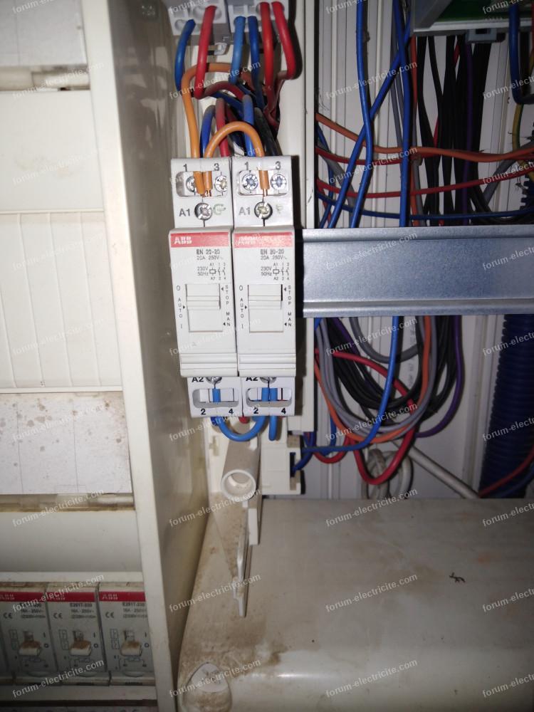 branchement des contacteurs 1