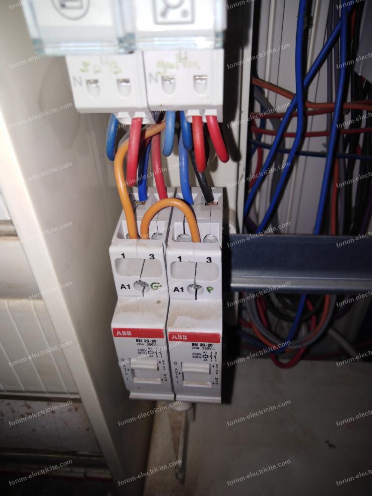 branchement des contacteurs 2