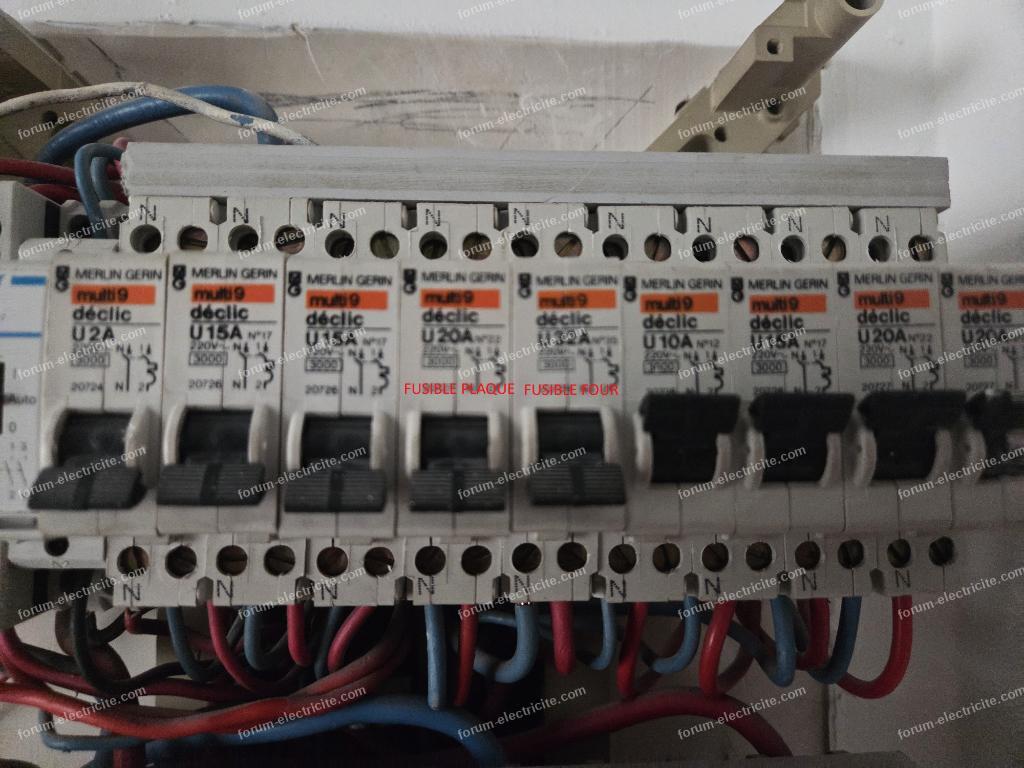 branchement tableau électrique