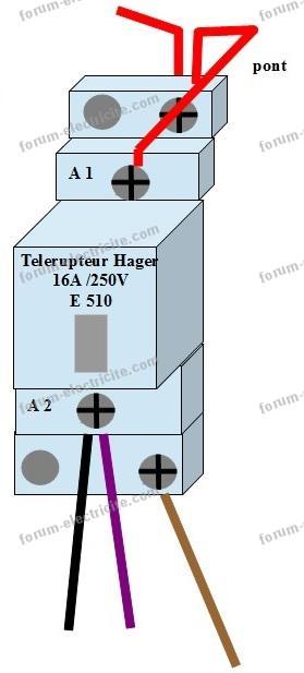 Forum Électricité  Je souhaite remplacer un télérupteur Hager EP510 par  Legrand silencieux 4124 00