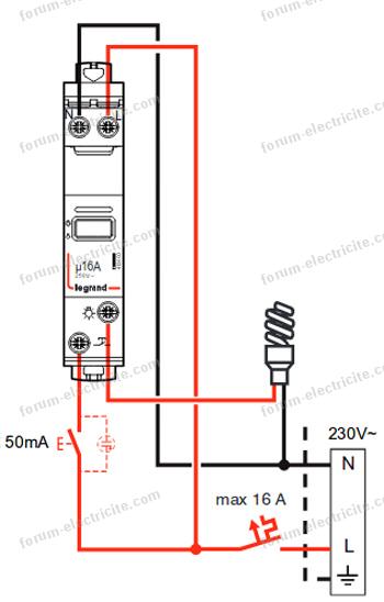 Forum Électricité  Je souhaite remplacer un télérupteur Hager EP510 par  Legrand silencieux 4124 00