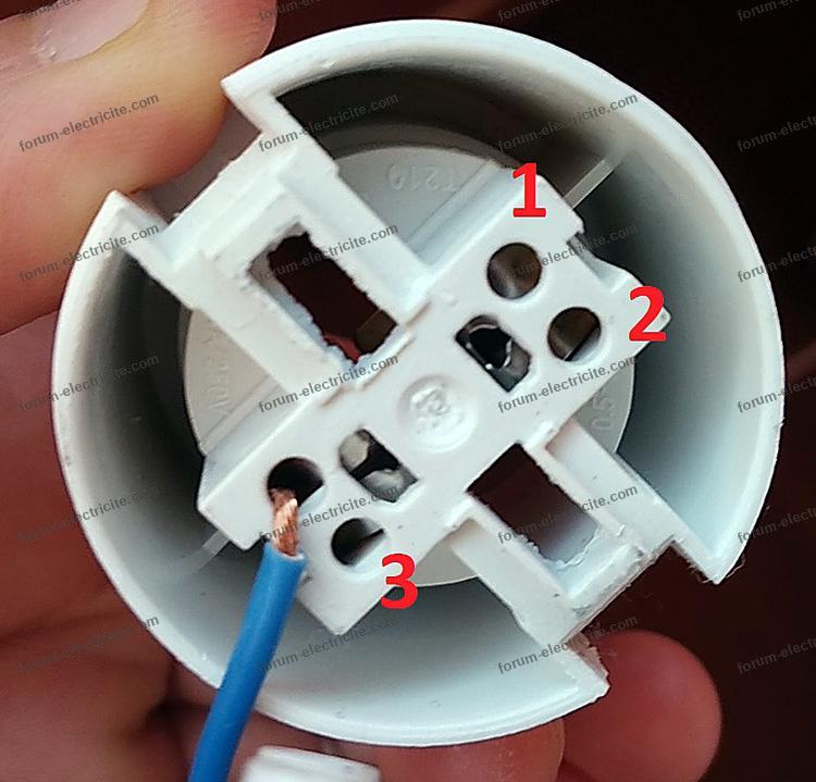 Forum électricité des bricoleurs comment s'appelle - Les douilles