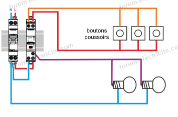 Remplacer telerupteur 412408 par minuterie legrand 412602 - 6 messages