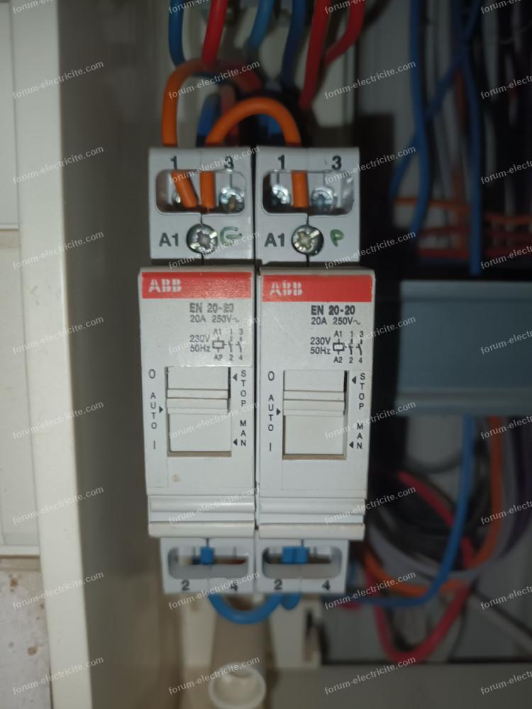 contacteurs abb en 20 20