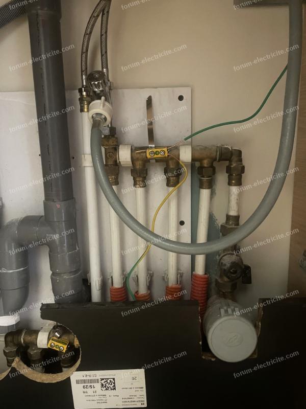 dangers électricité douche