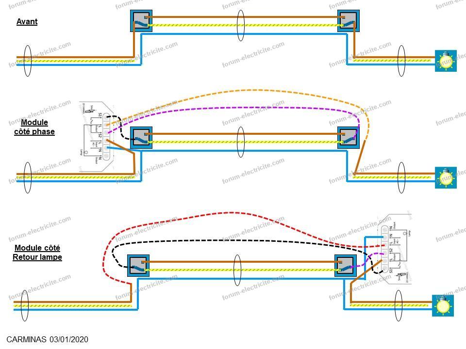 Module wifi Loratap et va-et-vient - Question Forum Électricité