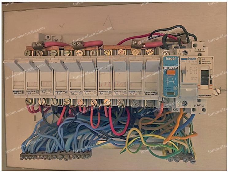 identifier le neutre sur ancien tableau électrique