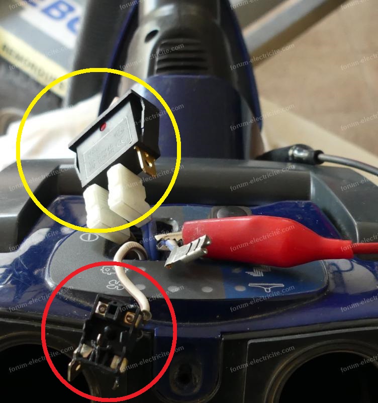 interrupteur aspirateur