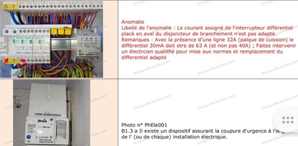 interrupteur différentiel pour plaque de cuisson