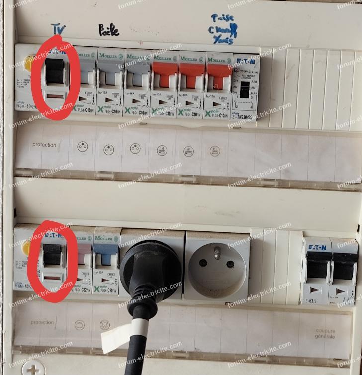 interrupteur différentiel qui déclenche