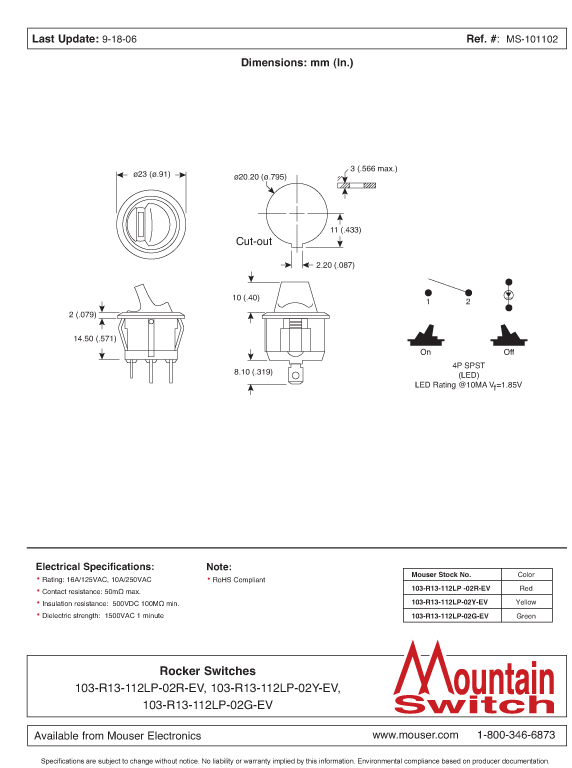 Lo Furòl - Branchement interrupteur 12V à voyant LED