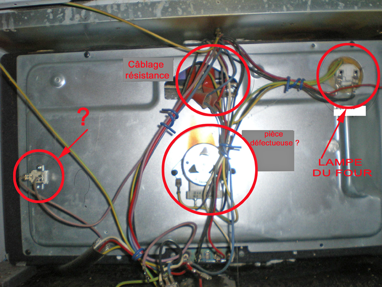 Question Forum Dépannage Électroménager : Four encastrable Faure fait