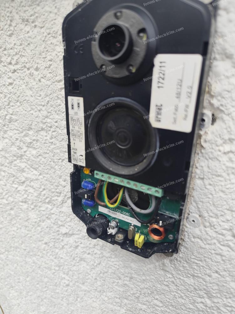 Panne interphone Urmet 1722/104