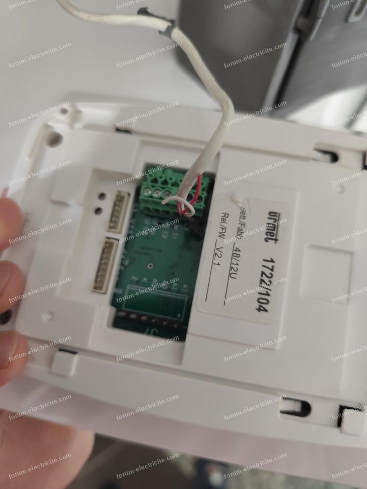 panne interphone Urmet 1722/104