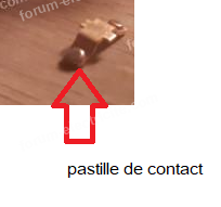 pastille de contact