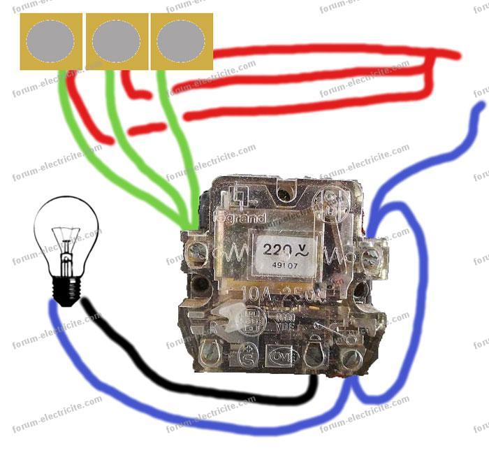 Schema De Cablage Telerupteur Legrand 49107 ~ schéma câblage et