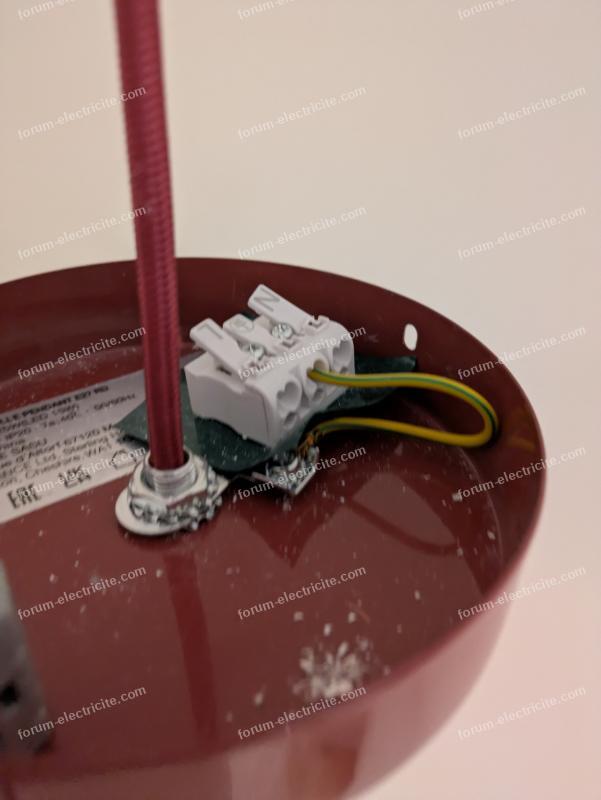 problème branchement fils pour 2 suspensions