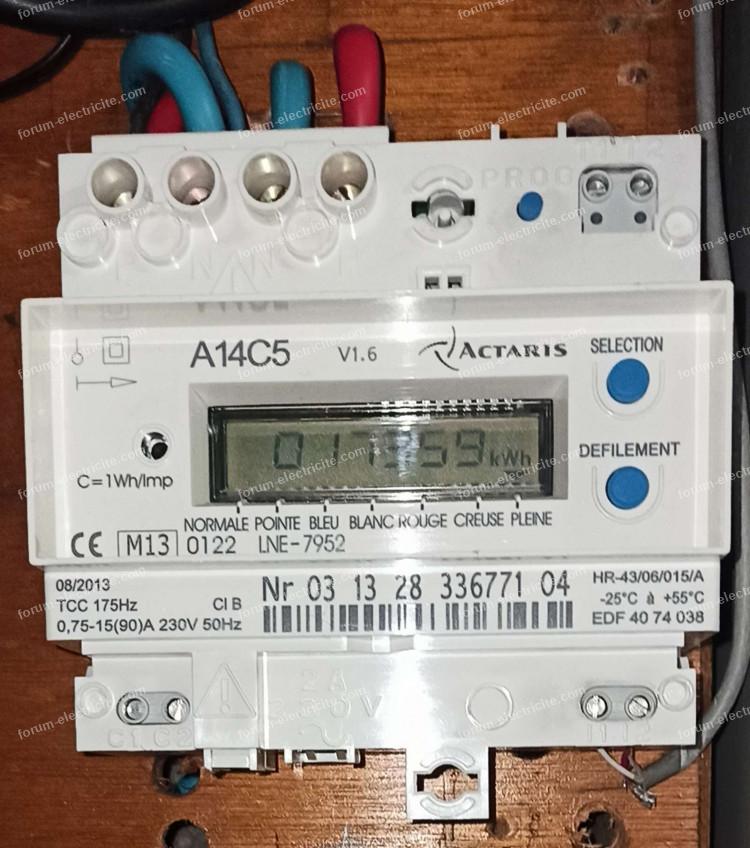 programmation compteur Actaris A14C5