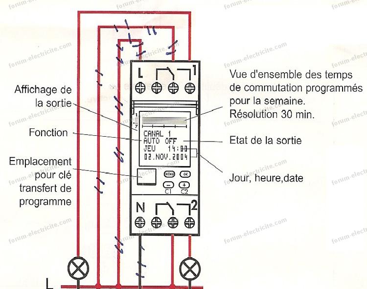 remplacement horloge horaire chauffe eau bv01