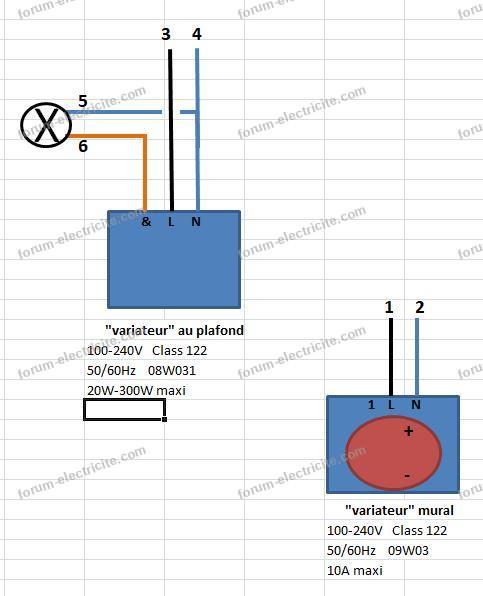 Tuto : installer un variateur de lumière au lieu d'un interrupteur