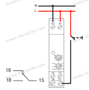 Schema De Cablage Minuterie Legrand ~ schéma câblage et branchement de