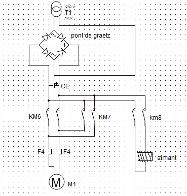 electro aimant schema