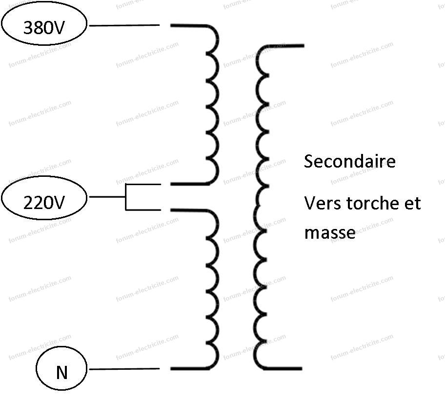 schéma poste à souder