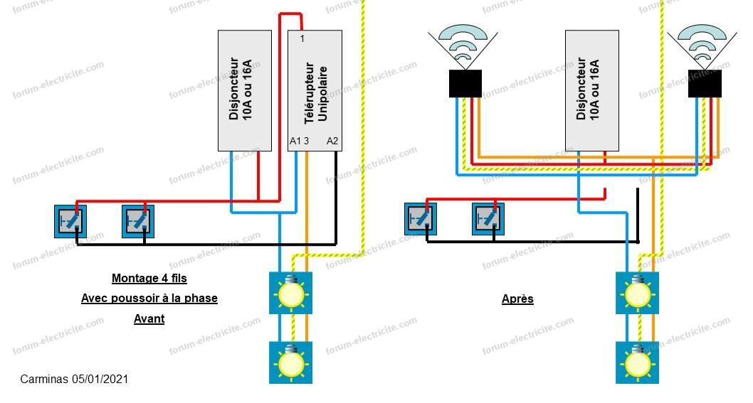 Va Et Vient Avec 2 Detecteurs De Presence Va Et Vient Avec 2 Détecteurs De Présence | AUTOMASITES