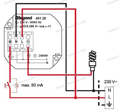 Schema De Cablage Telerupteur Legrand 49120 ~ schéma câblage et