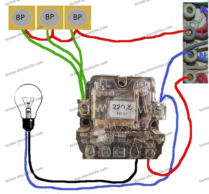 Schema De Cablage Telerupteur Legrand 49120 ~ schéma câblage et