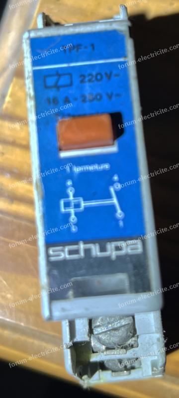 remplacer télérupteur Shupa TPF1